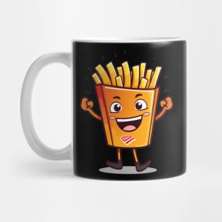 kawaii french fries T-Shirt cute potatofood Mug